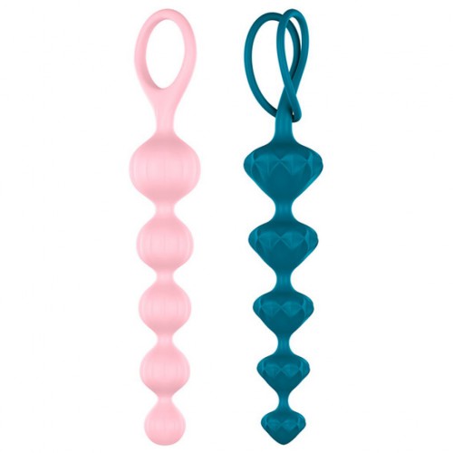 Kulki analne - Satisfyer Beads Colored