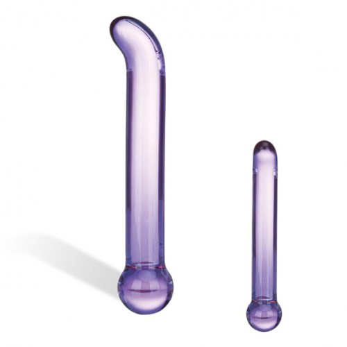 Szklane dildo - Glas Purple Glass...