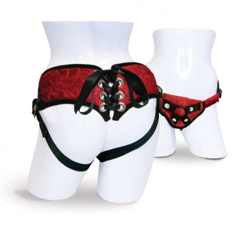 Strap-on - Sportsheets Red Lace...