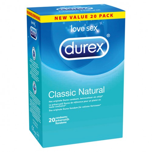 Prezerwatywy - Durex Classic Natural...