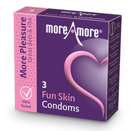 Prezerwatywy - MoreAmore Condom Fun...