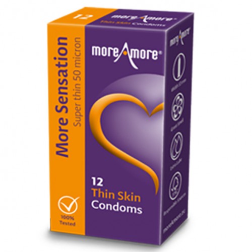 Prezerwatywy - MoreAmore Condom Thin...