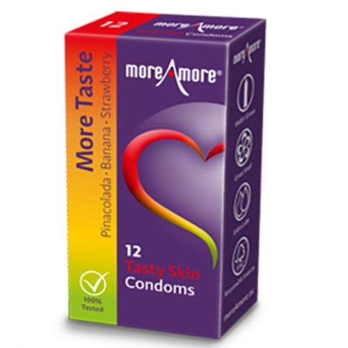 Prezerwatywy - MoreAmore Condom Tasty...